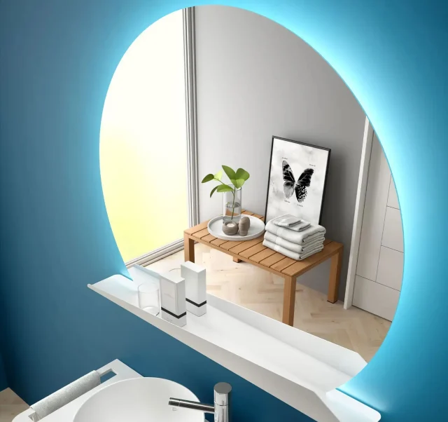specchio da bagno a led