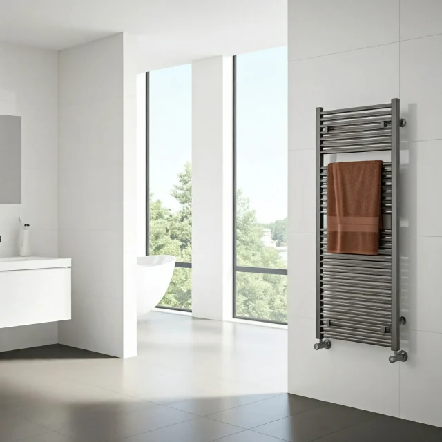 scalda-salviette elettrici o ad acqua calda